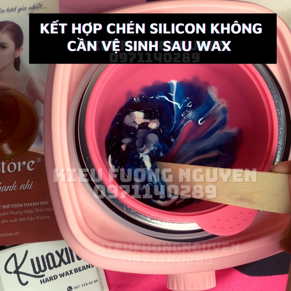 Combo Máy Náu Sáp Wax Nóng Chuyên Dụng Pro200 Giúp Sáp Mau Tan Chảy, An Toàn Tiện Lợi Cho Triệt Lông Tại Nhà Và Spa