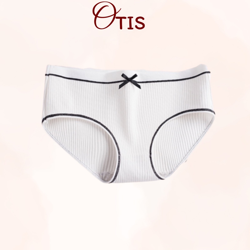 Quần Lót Nữ Cotton Thấm Hút Viền Nơ Xinh Xắn Đáng Yêu OTIS - 1293