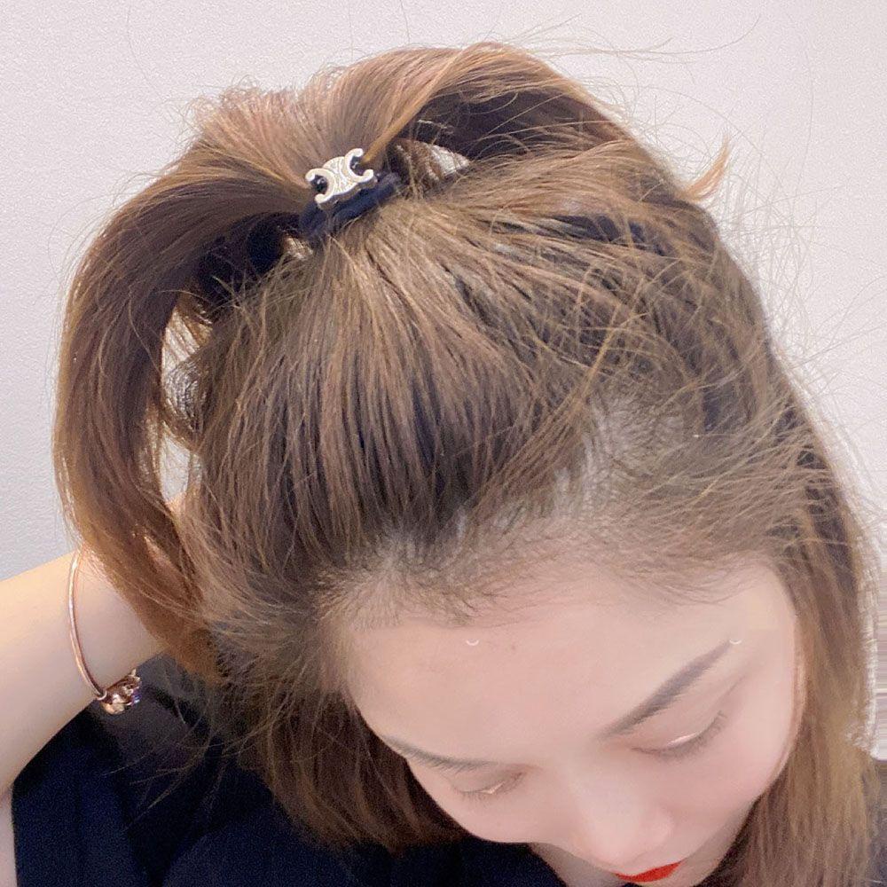 Dây Cột Tóc Acrylic Màu Kẹo Ngọt Đơn Giản Cho Nữ Giá Đỡ