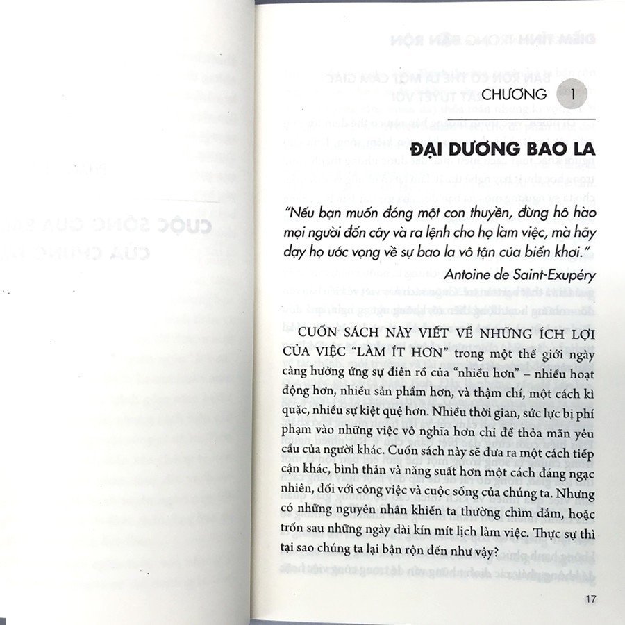Sách - Điềm Tĩnh Trong Bận Rộn Ít Hơn, Hiệu Quả Hơn [Minh Long]