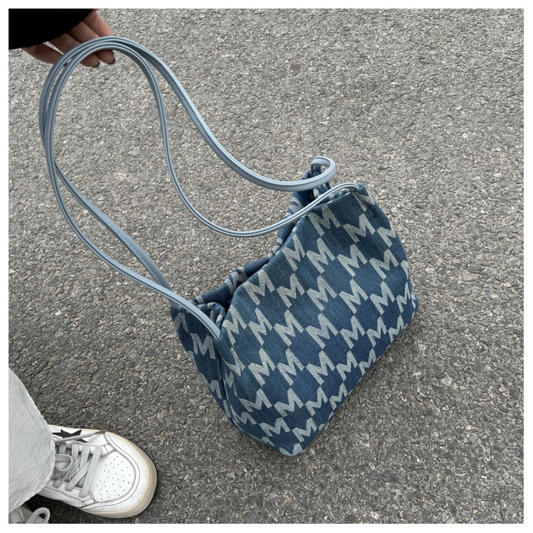 Túi Đeo Vai Chất Liệu denim Thời Trang Mùa Hè 2022 Cho Nữ