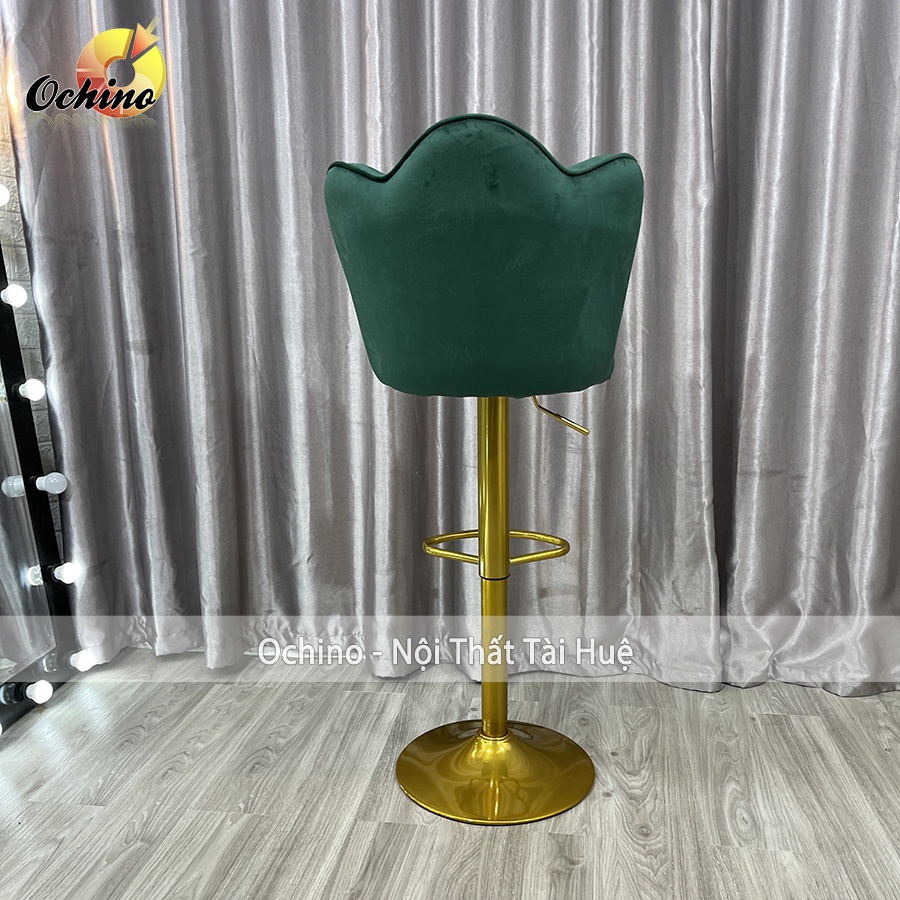 Ghế Chụp Hình, Ghế Makeup Chân Vàng K1 Sơn Tĩnh Điện Nhập Khẩu Mẫu cánh sen ( Ảnh Thật Shop Chụp)