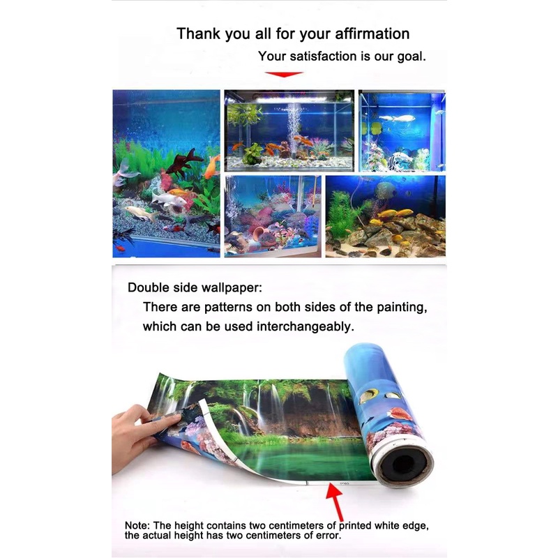 Miếng Dán Trang Trí Phông Nền Bể Cá Thủy Sinh