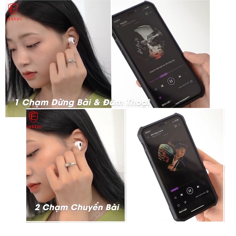 Tai Nghe Bluetooth Không Dây True Wireless Chính Hãng Earldom TWS7 sang trọng tinh tế âm thanh cực hay