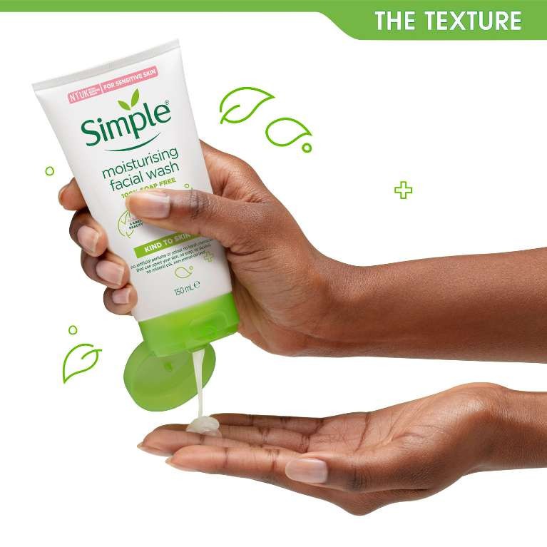 Sữa rửa mặt Simple dành cho da khô - Simple Moisturising Facial Wash 150ml | BigBuy360 - bigbuy360.vn