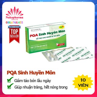 PQA Sinh Huyền Môn - Giúp nhuận tràng, giảm táo bón lâu ngày, trĩ ngoại trĩ nội hết nóng trong người