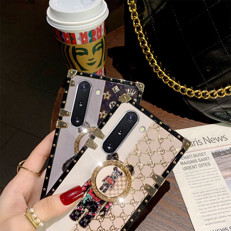 Ốp Điện Thoại Vuông In Hình Gấu Hoạt Hình Cho Xiaomi Redmi Note 12 note11 Pro note10 9S Redmi 10C 9C 10A