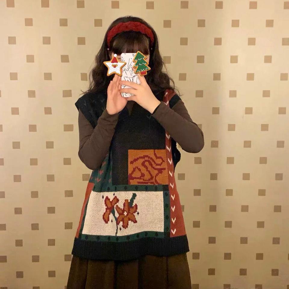 Băng đô cài tóc bản rộng chất liệu len