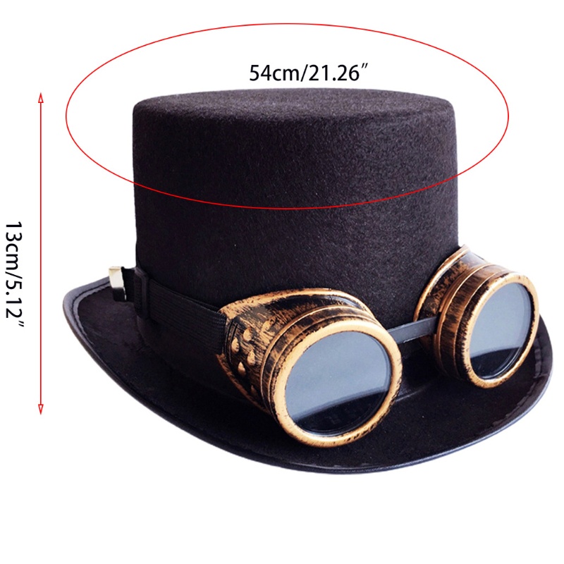 Mũ Đội Hóa Trang Halloween Phong Cách Steampunk 1980s Cho Nữ
