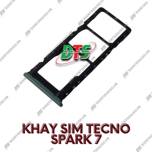 Khay sim Tecno spark 7 / spark 7T đủ màu