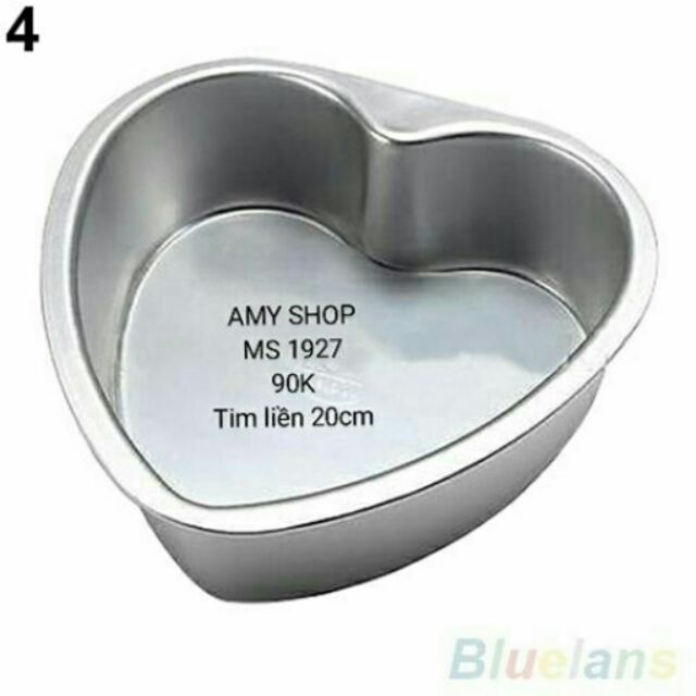 Khuôn tim đúc liền rời 15-20cm