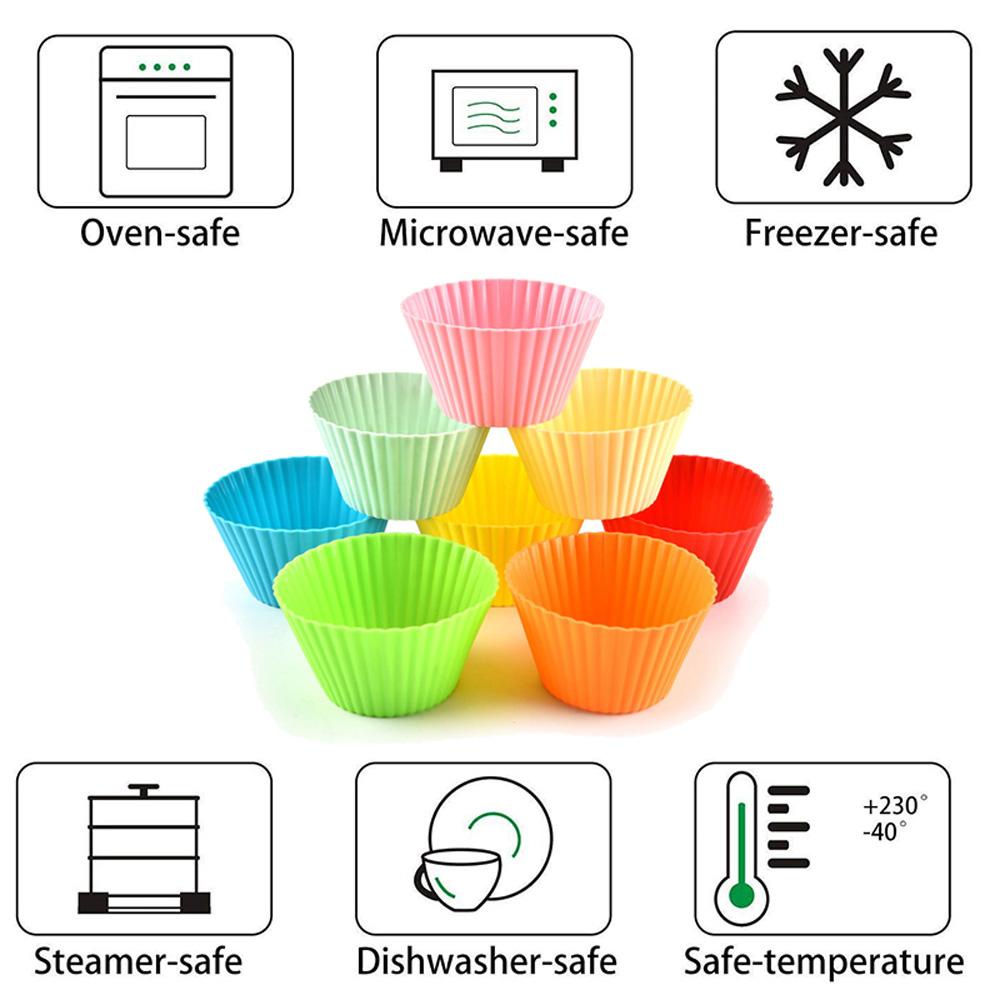 AUGUSTINA Cốc Silicone Nướng Bánh Muffin
