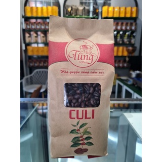 Cà phê hạt culi rang tẩm huy tùng 500gr