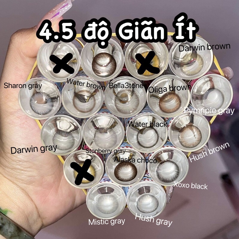 Lens Cận (4.5 Độ) Tặng khay gương dụng cụ