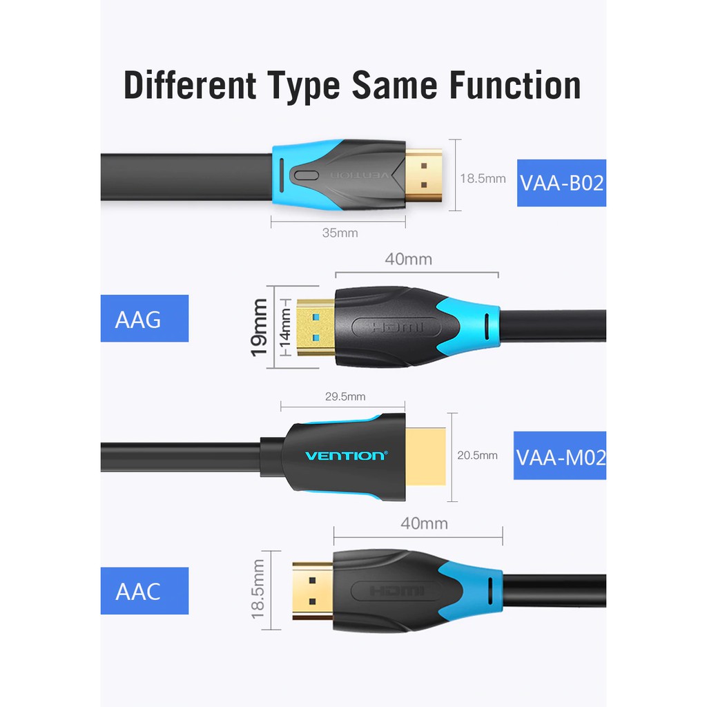 Dây cáp HDMI 2.0 3D 2160P 1m/2m/5m/15m