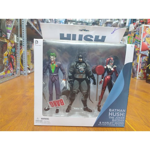 MÔ HÌNH CHÍNH HÃNG DC COLLECTIBLES BATMAN HUSH 3 FIGURE PACK