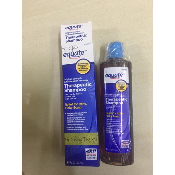 (SALE SỐC) Dầu gội Equate Therapeutic shampoo - CHAI 251 ML