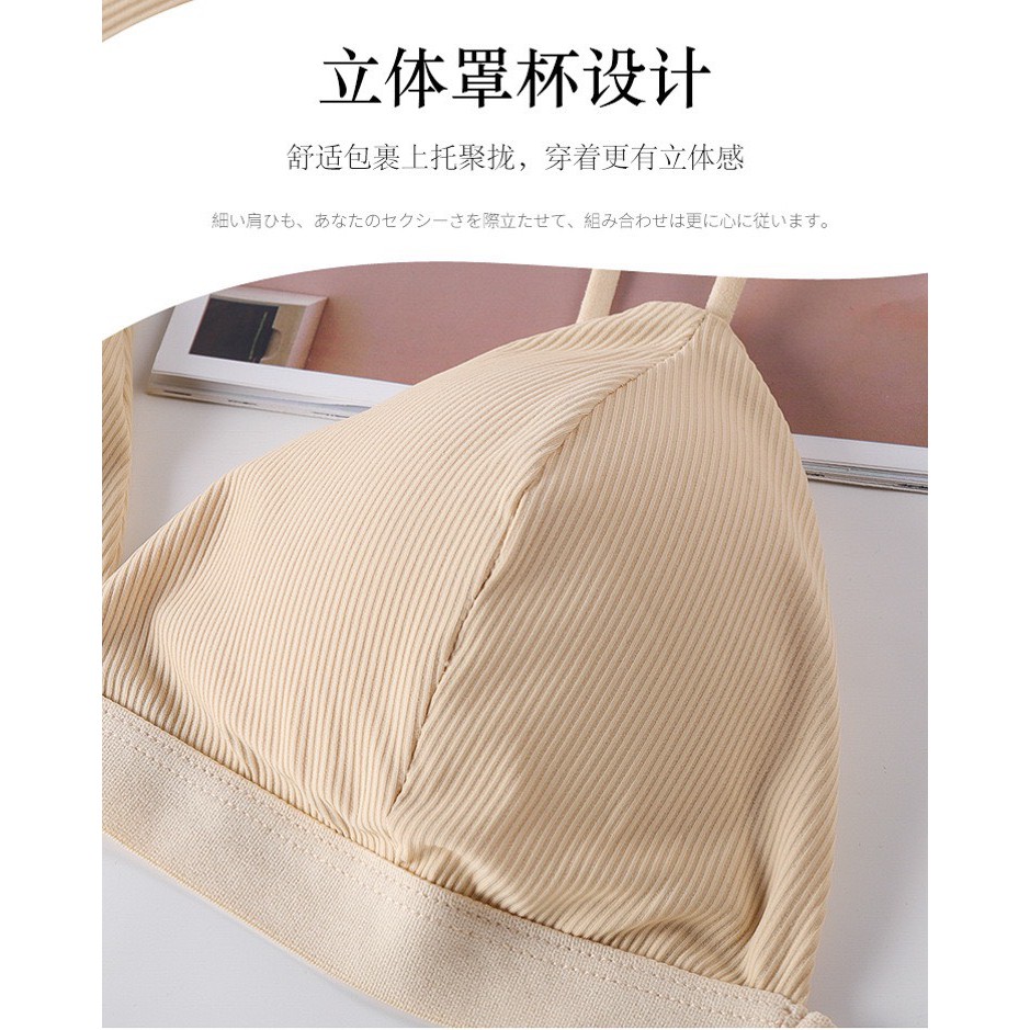 Áo Ngực Nữ ❤️FREESHIP❤️ Áo Bra Thun nâng ngực phối viền chun kèm dây nhỏ điệu đà mã 293 | BigBuy360 - bigbuy360.vn