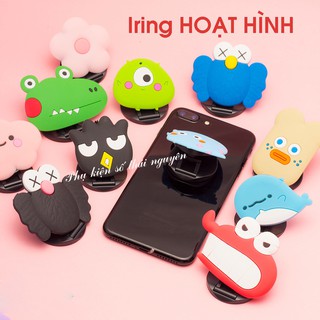 Giá Đỡ Điện Thoại Poc Mẫu Mới Nhất 2019 Loại Bé - IRING Có Thể Thu Gọn Hình KAWS - Bơ -Hoa - Cá Sấu Hồng -Hồng Anh Case