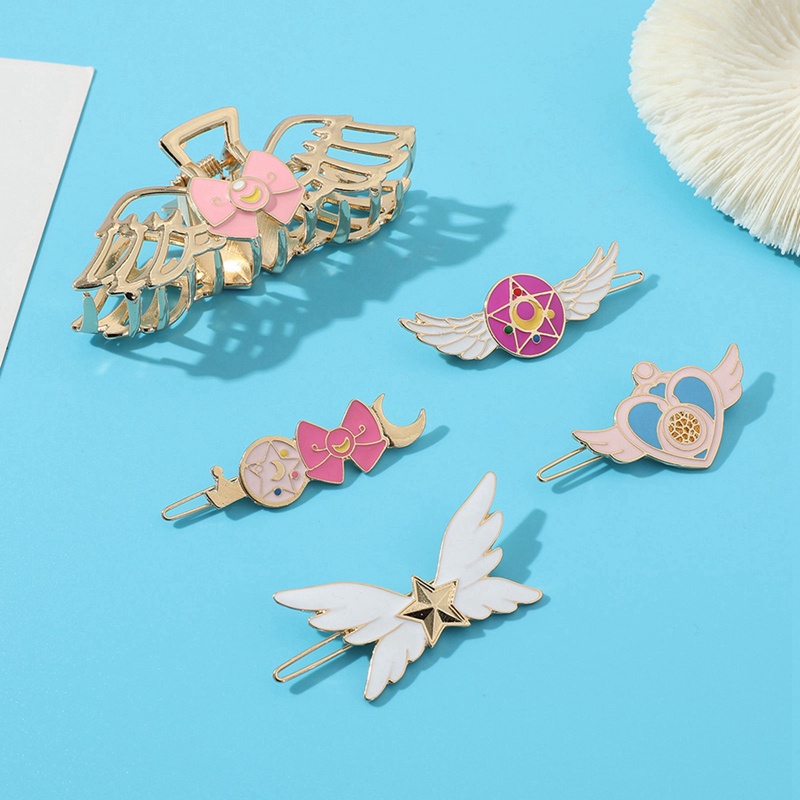 Kẹp Tóc Hình Thủy Thủ Mặt Trăng Dễ Thương Cho Nữ