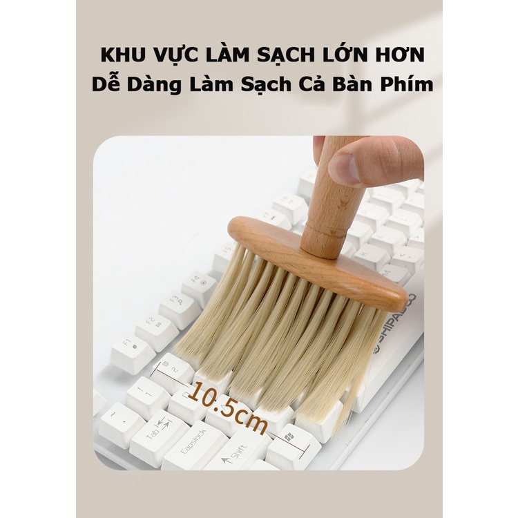 Chổi lông mềm quét bụi vệ sinh đa năng tiện lợi
