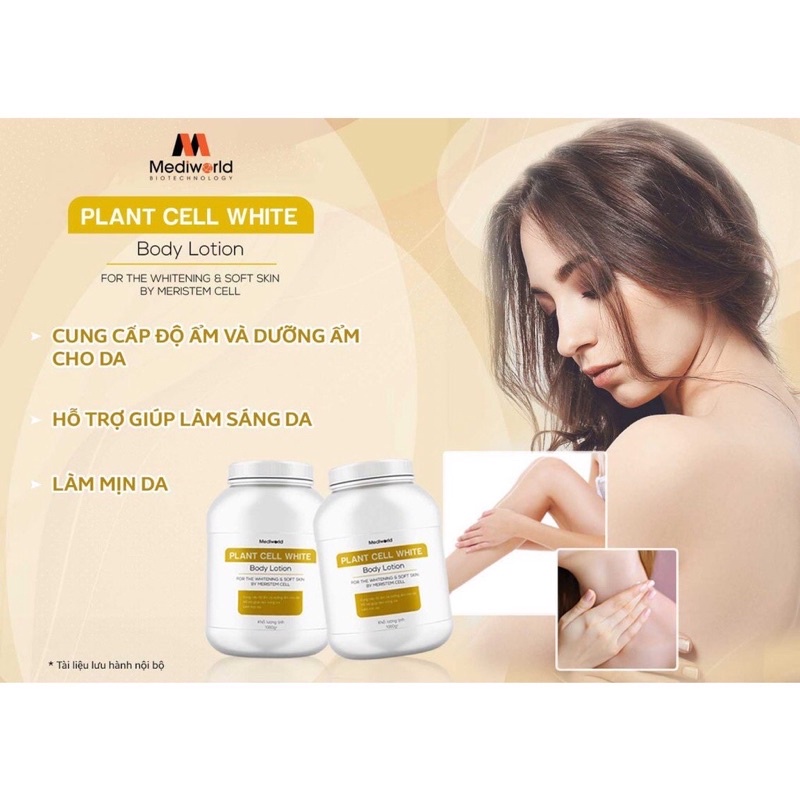 Kem Dưỡng Body 𝐏𝐥𝐚𝐧𝐭 𝐂𝐞𝐥𝐥 𝐖𝐡𝐢𝐭𝐞 𝐁𝐨𝐝𝐲 𝐋𝐨𝐭𝐢𝐨𝐧 Hũ 50gr, 30gr (ra lẻ)