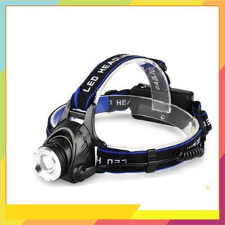 Đèn pin siêu sáng🍄freeship🍄đèn pin đội đầu siêu sáng 1 bóng dt-lh051 cao cấp🍄
