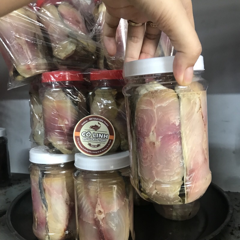 Mắm cá Thu ngâm dầu hũ 500gr (nguyên lát)