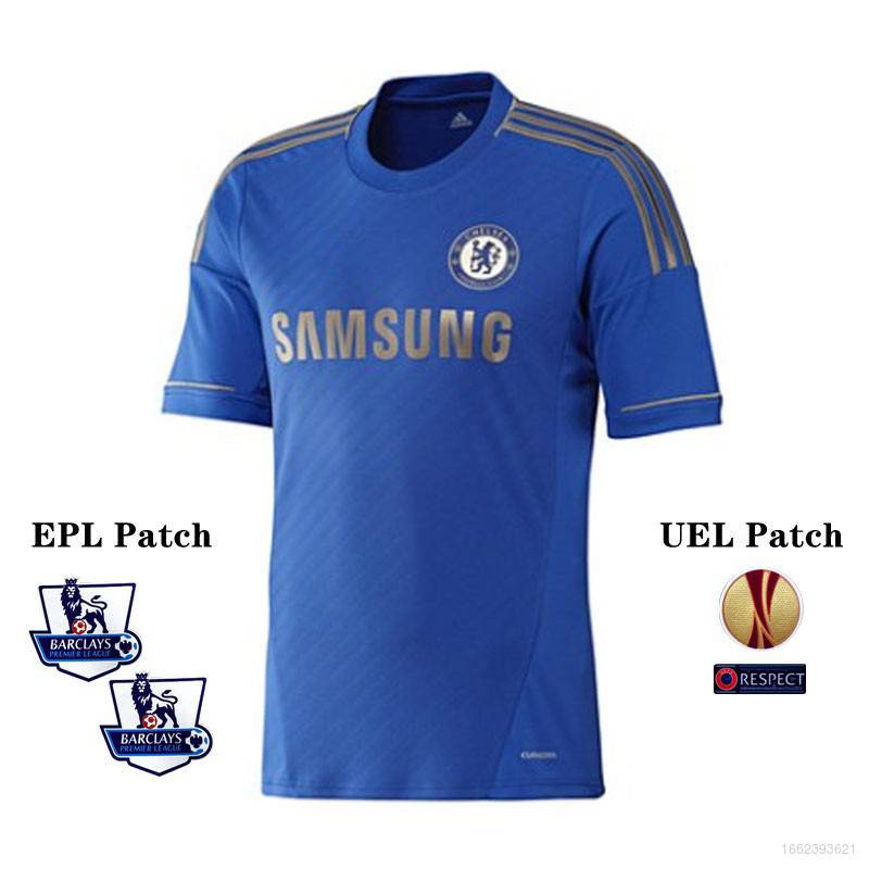 Hq1 Áo Thun Bóng Đá Chelsea Phong Cách Retro QH1 2012-13