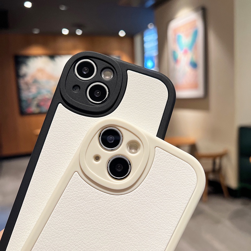 Ốp Điện Thoại Mềm Hình Đôi Mắt Màu Trơn Cho Xiaomi Redmi 9A 9C 10A K20 K30 K40S K50 Note 7 8 Pro