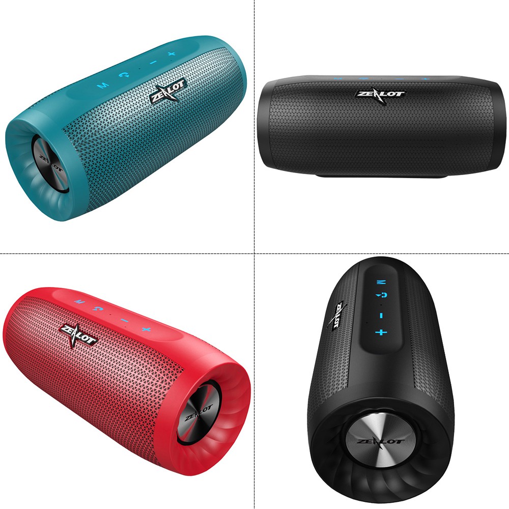 Loa bluetooth không dây ZEALOT S16 âm thanh siêu trầm hỗ trợ thẻ nhớ micro sd aux