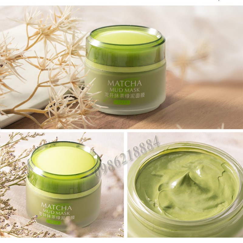 Mặt nạ trà xanh Laikou Matcha Mud Mask MML35