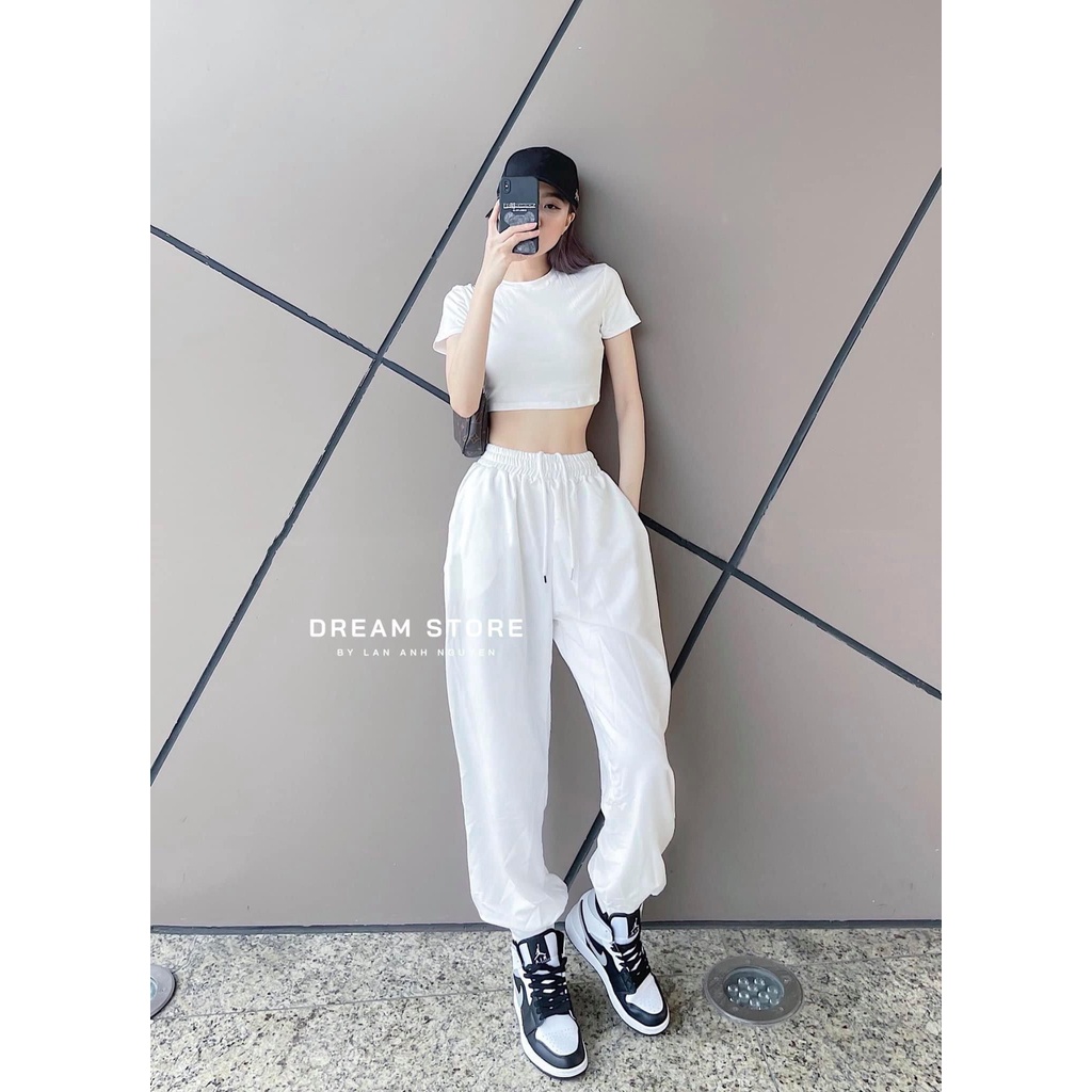 Quần ống rộng nữ Bigsize quần jogger thể thao phong cách Ulzzang Bigclothes 35-75KG QJ310 | BigBuy360 - bigbuy360.vn