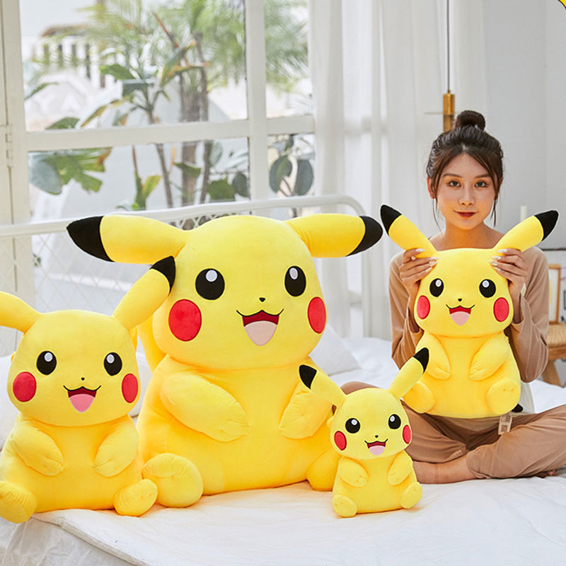 Thú Nhồi Bông Hình Pikachu Đang Ngủ Dễ Thương