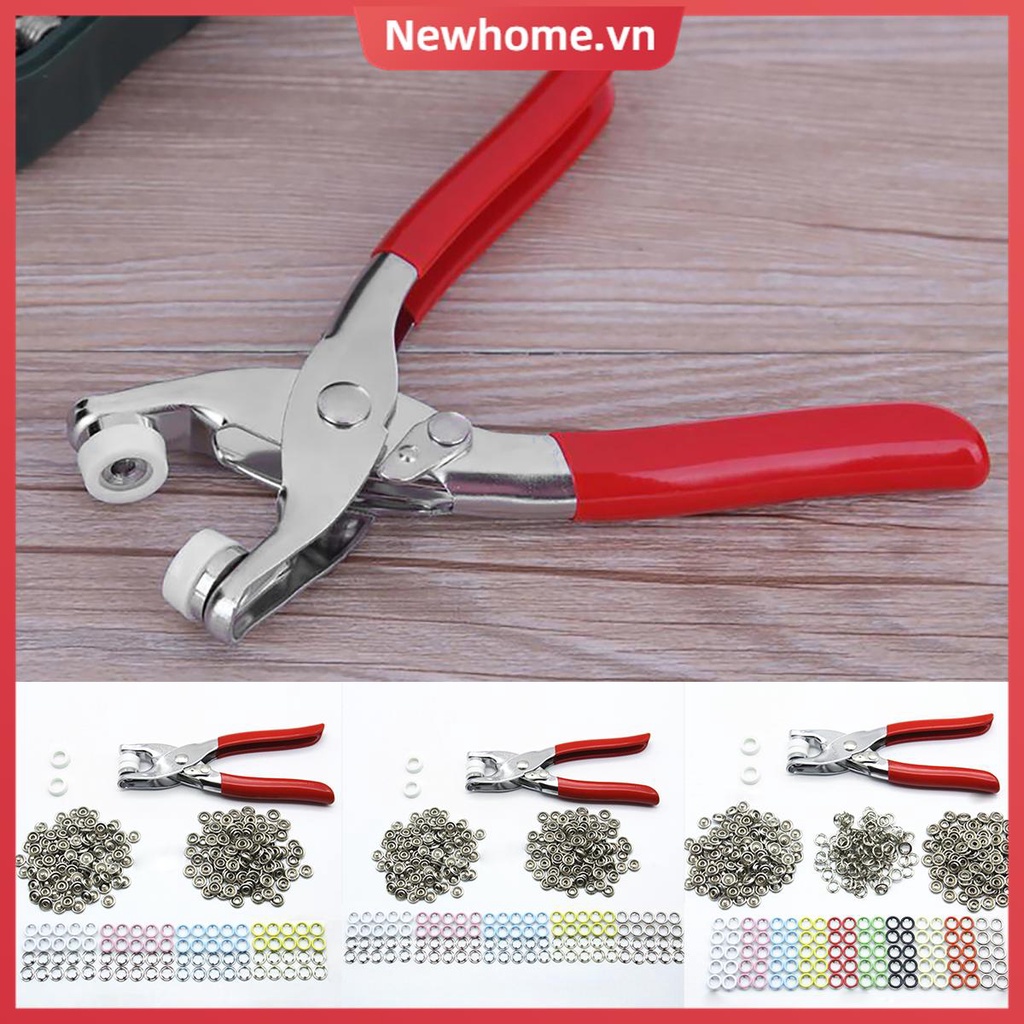 400 Chi Tiết Cúc Kìm Bấm Cúc Vành Áo Kim Loại Đa Năng Kìm Bấm Khuy, Khoen Ore Quần Áo Tiện L