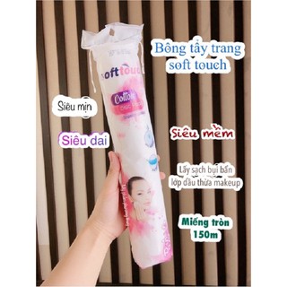 Bông tẩy trang Soft Touch Cotton 150 miếng