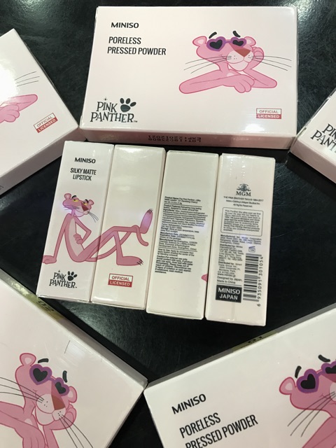 Son miniso HongKong Pink Panther (hàng độc quyền ko có ở VN-hàng sẵn)