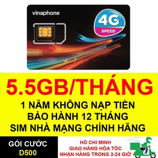 Sim 4g vina d500 miễn phí 1 năm. truy cập thả ga.