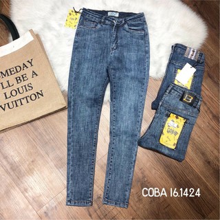 [Tụ chụp] Quần jean COBA 6502 form skinny basic 2 màu