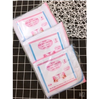 Khăn sữa cho bé FREE SHIP 10 Khăn xô khăn sữa Ki Ba Việt Nam loại 2-3