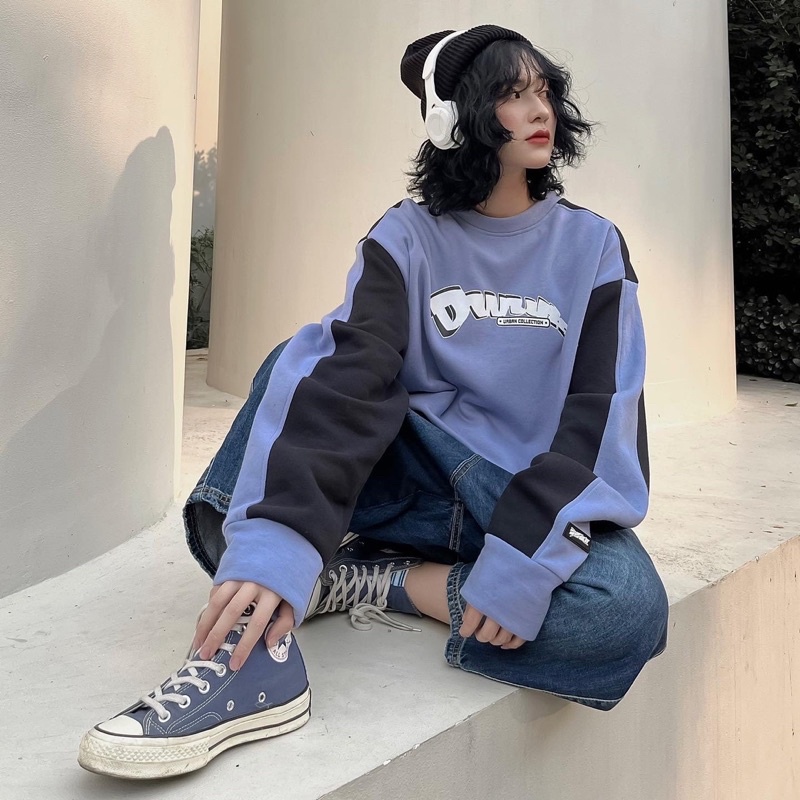 Áo sweater form rộng