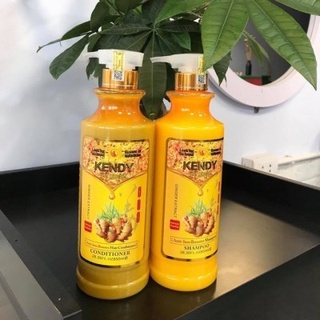 Cặp Dầu Gội Xả Dưỡng Sinh Hương Gừng KENDY 850ml Bestmypham