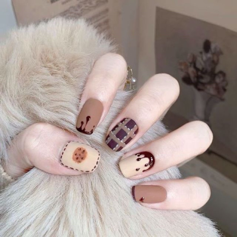 combo 2 bộ móng Nailbox Nuna móng úp thiết kế