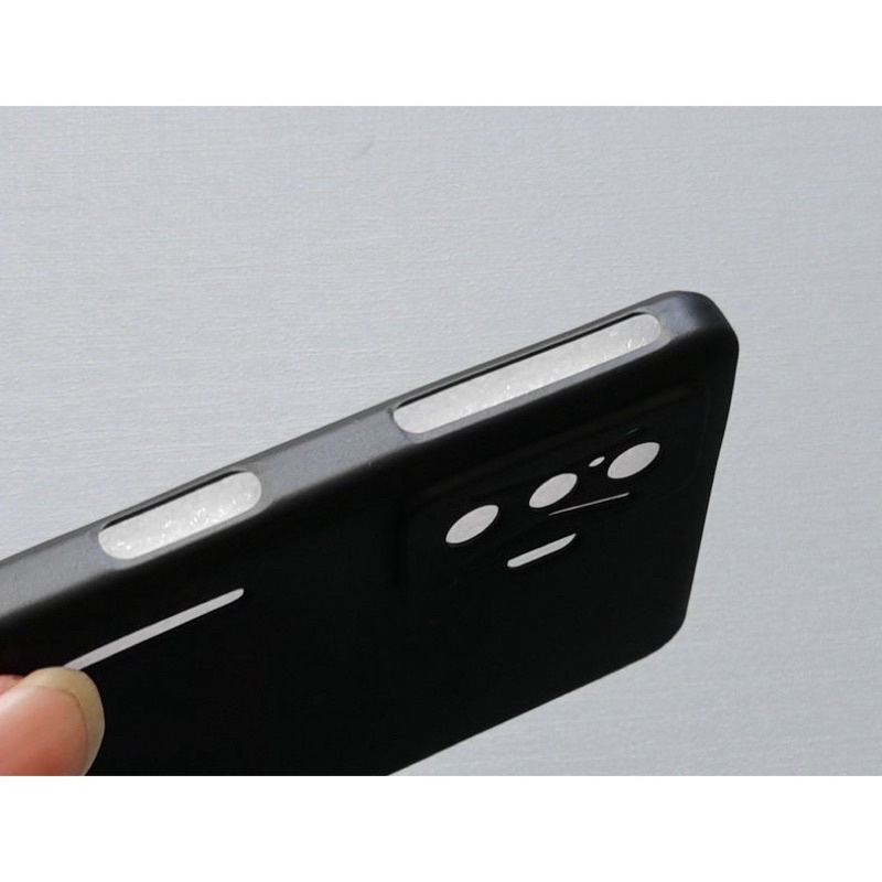 Ốp lưng dẻo màu đen cho Xiaomi K50 Gaming Silicon chống bấm bẩn cao cấp
