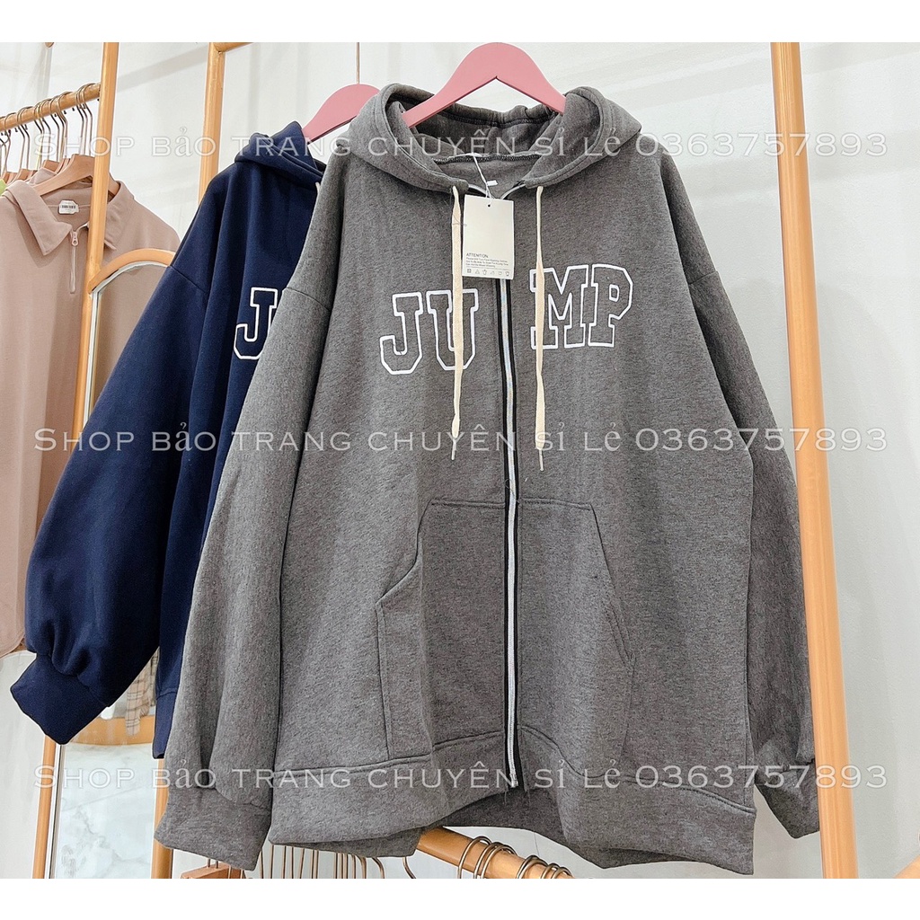 Áo Khoác Nỉ Mũ 2 Lớp YUMP Chất Nỉ Ngoại Dày Form To Unisex Nam Nữ 3 Màu Kiểu Dáng Ulzzang Hàn