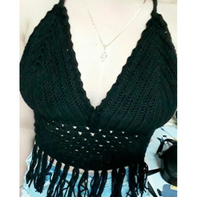 Crochet bikini len móc