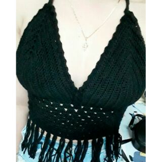 Crochet bikini len móc