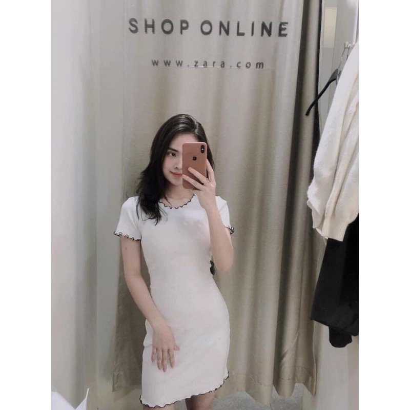 đầm body cộc tay