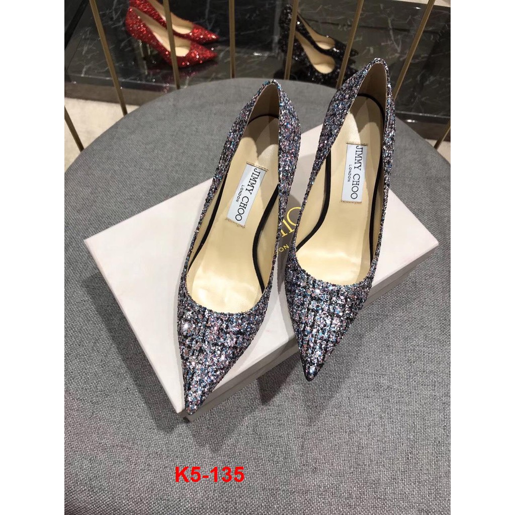 K5-135 Jimmy Choo giày cao 9cm siêu cấp