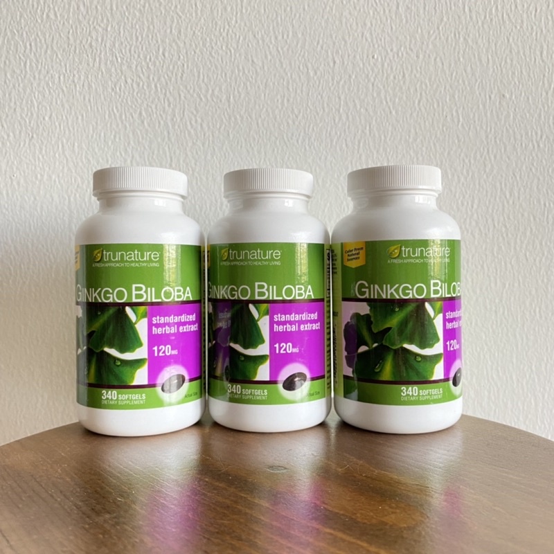 Bổ não Ginkgo biloba Trunature 340 viên 120mg cải thiện rối loạn tiền đình order Costco US